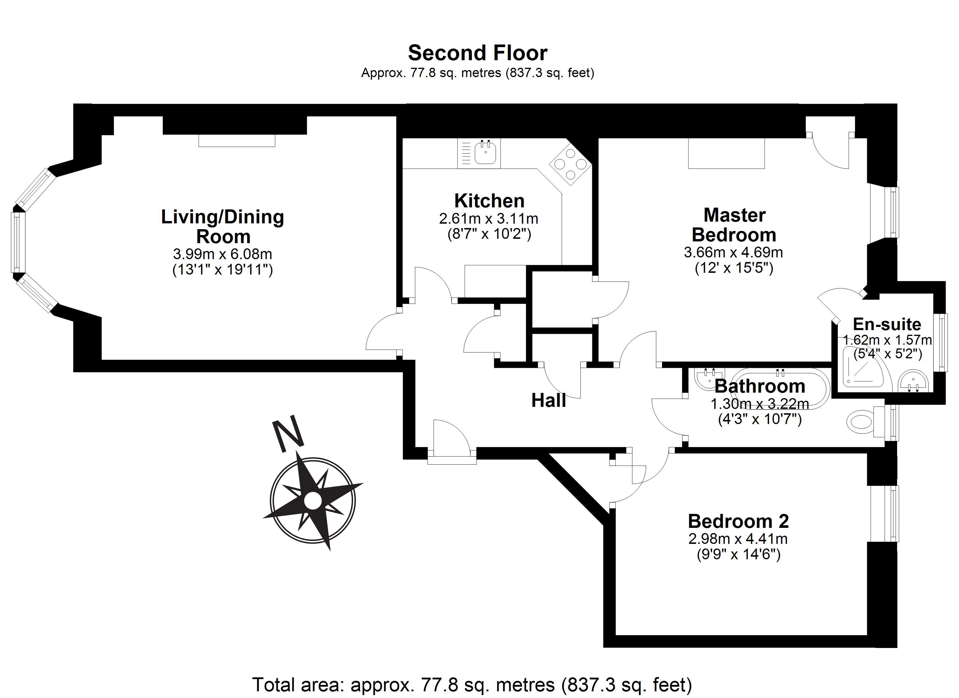 2 Bedrooms Flat for sale in 110/4 East Claremont Street, Bellevue EH7