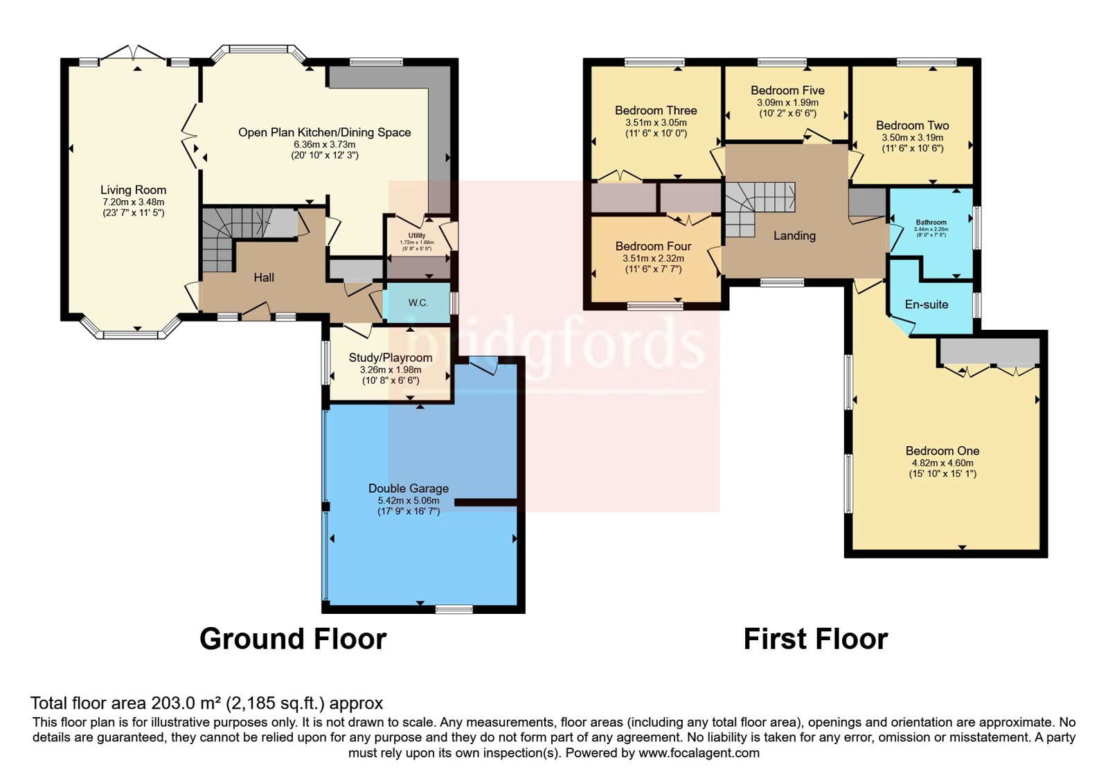 5, The Woodlands, Staffordshire floorplan