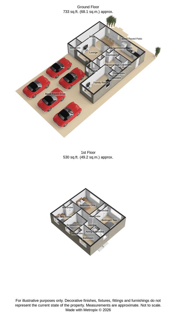 16, Ash Drive, North Bradley floorplan