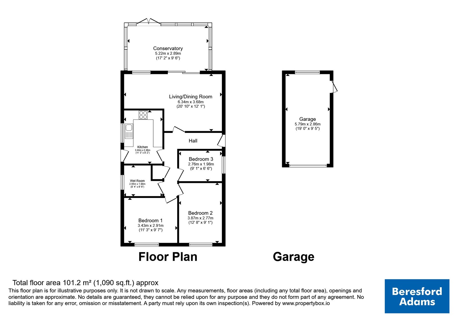 67, Pont Yr Afon, Wrexham floorplan