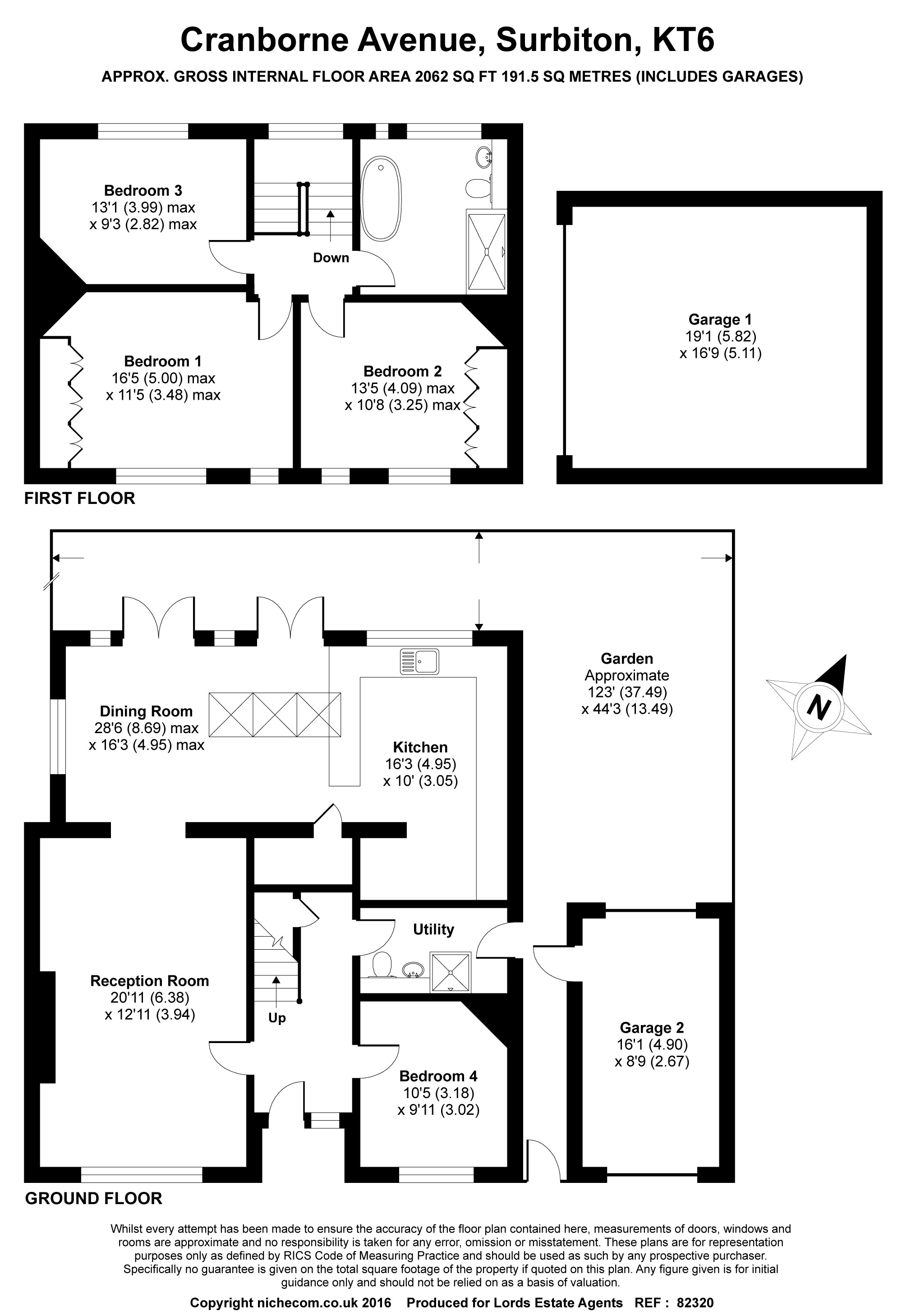 4 Bedrooms  to rent in Cranborne Avenue, Tolworth, Surbiton KT6