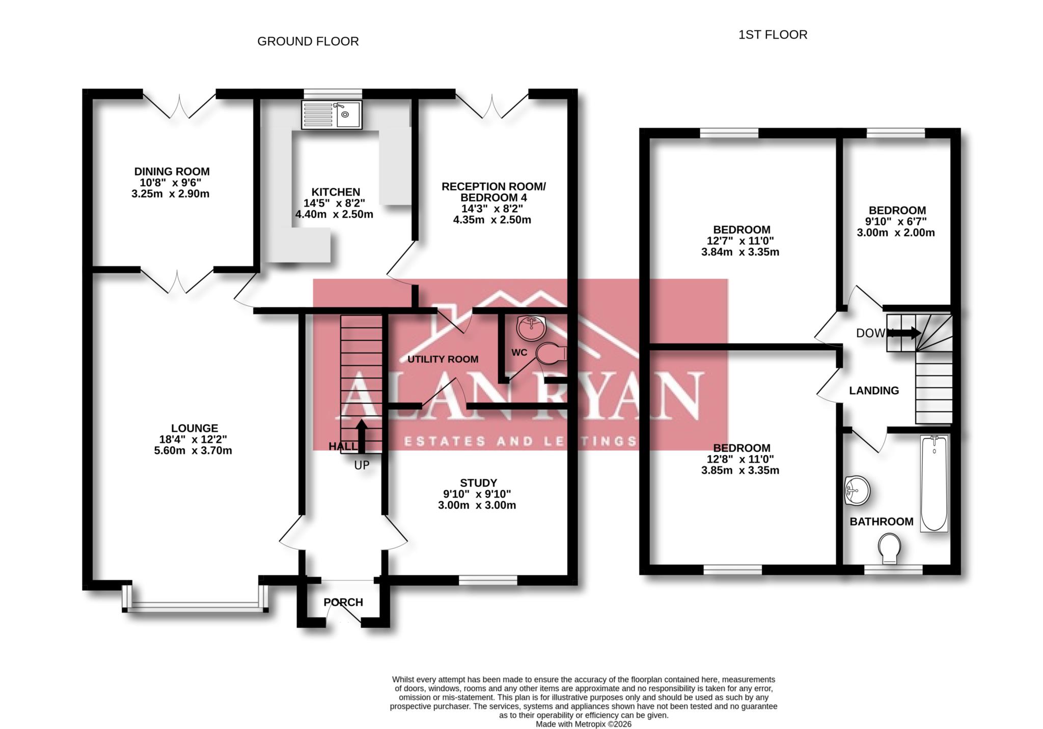 17, Cherrywood, Oldham floorplan