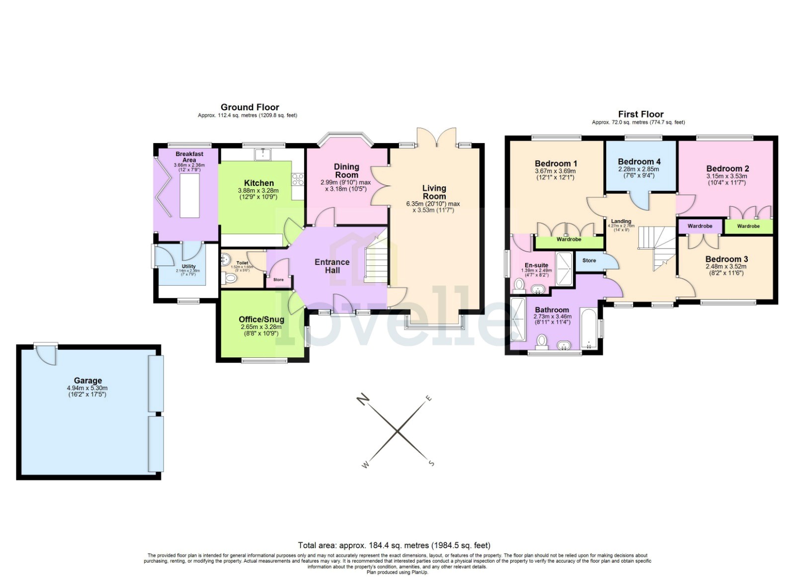 5, Buttercup Court, Healing floorplan