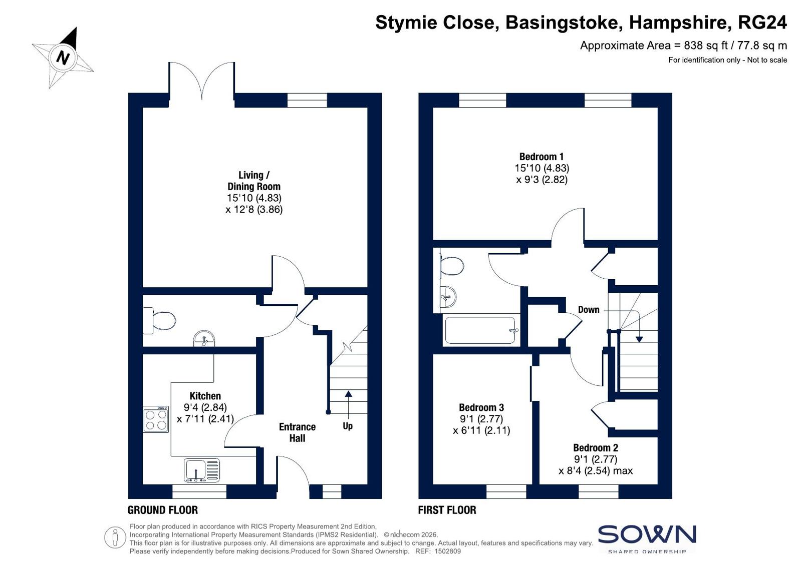 SNG SO, 7, Stymie Close, Hampshire floorplan