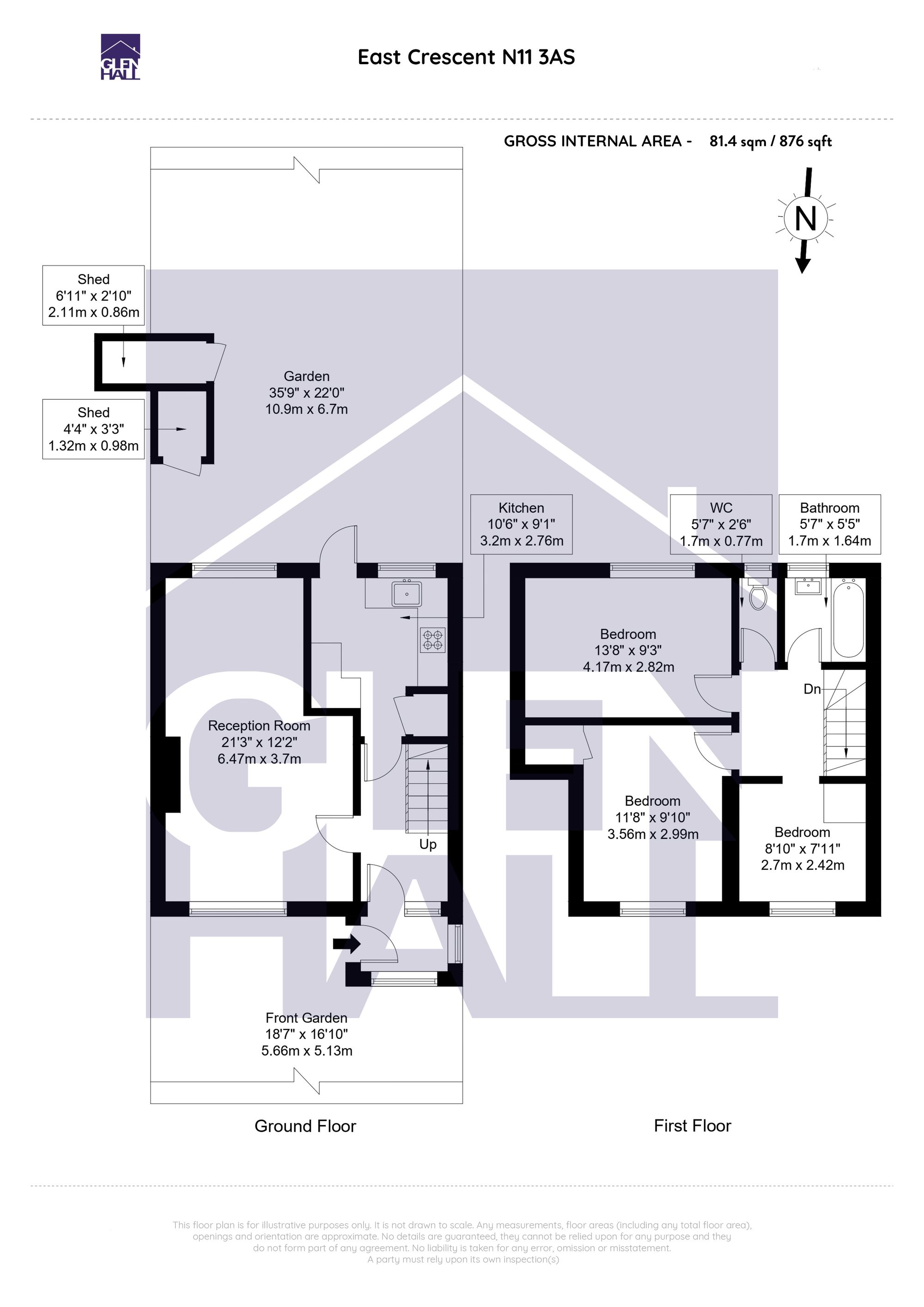 37 East Crescent, London floorplan