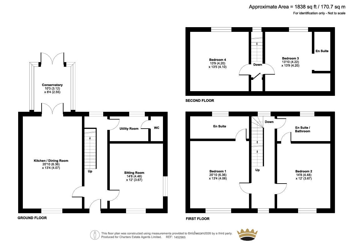 Whitebeam Cottage,, Steep Lane, West Sussex floorplan