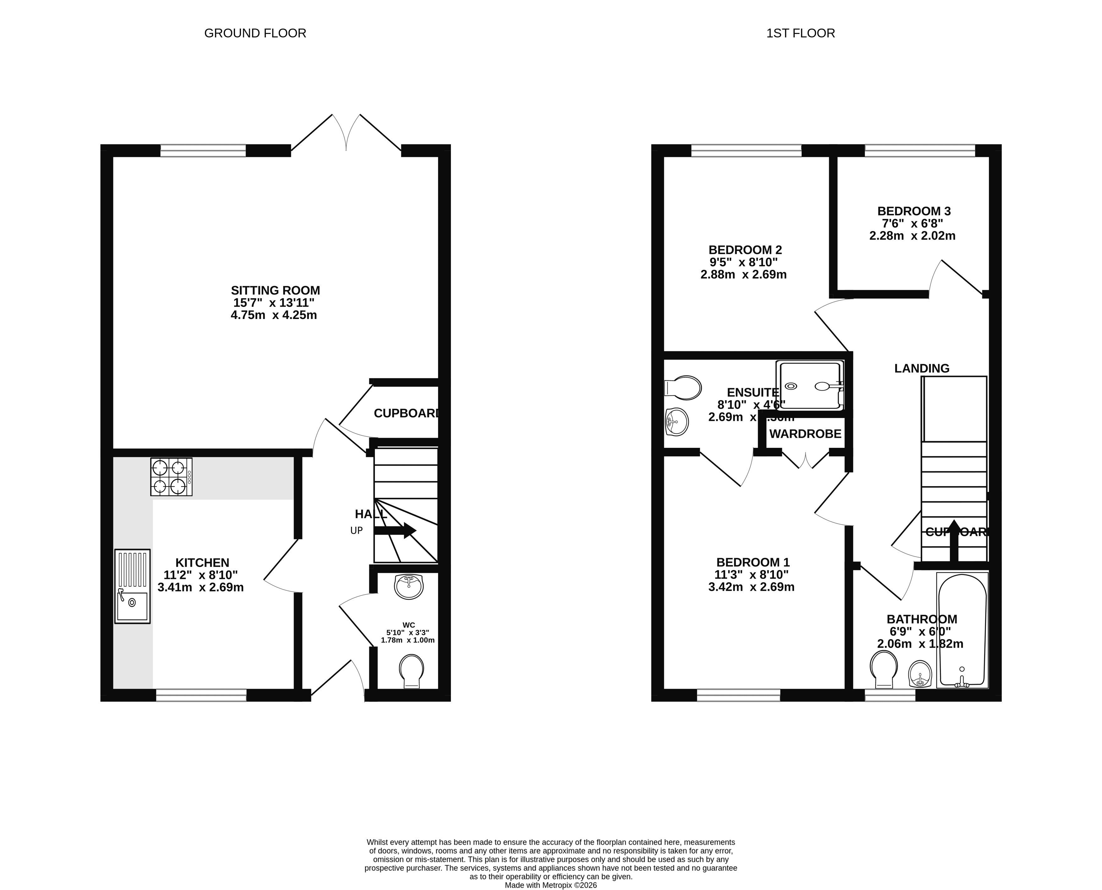 34, Careys Way, Weston-Super-Mare floorplan