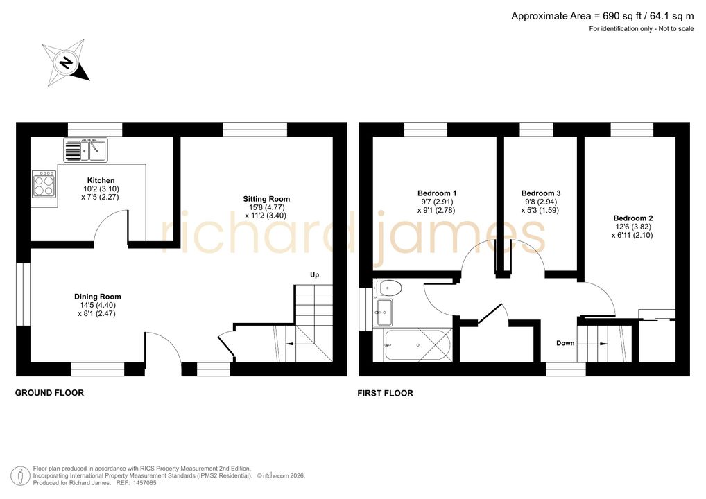 27, Camden Close Grange Park, Grange Park floorplan