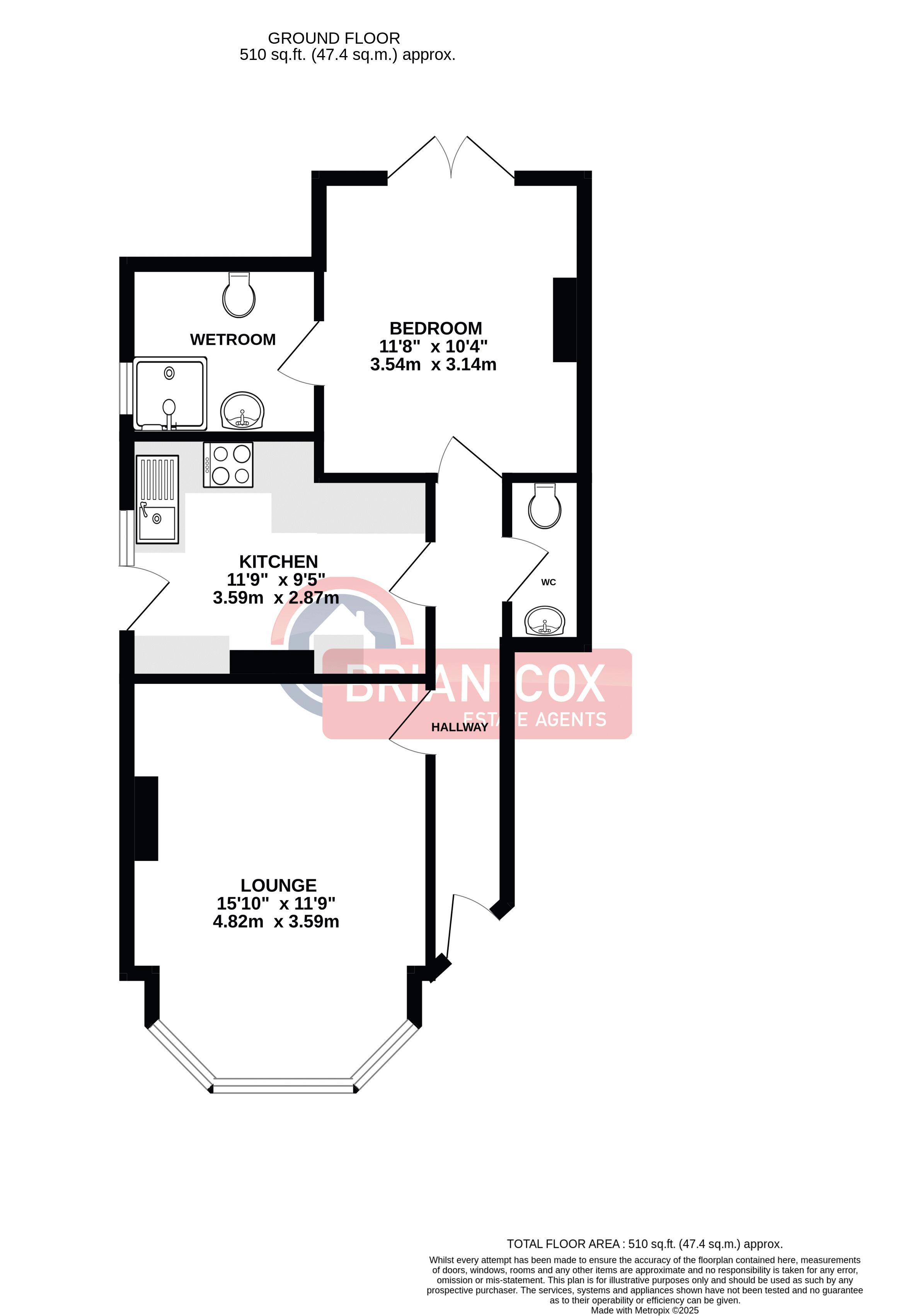 4, Woodlands Road, Harrow floorplan