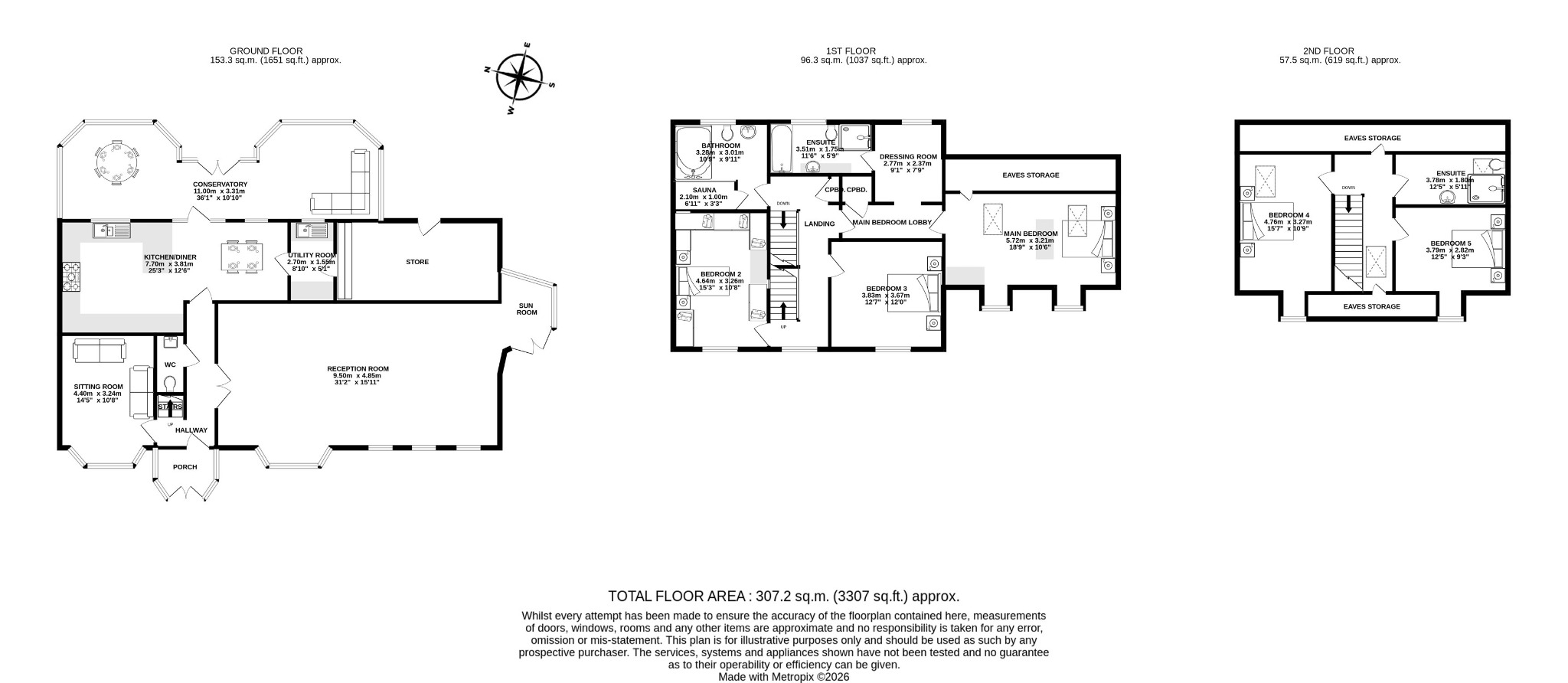56 Chapeltown Road, Bromley Cross, Bolton floorplan