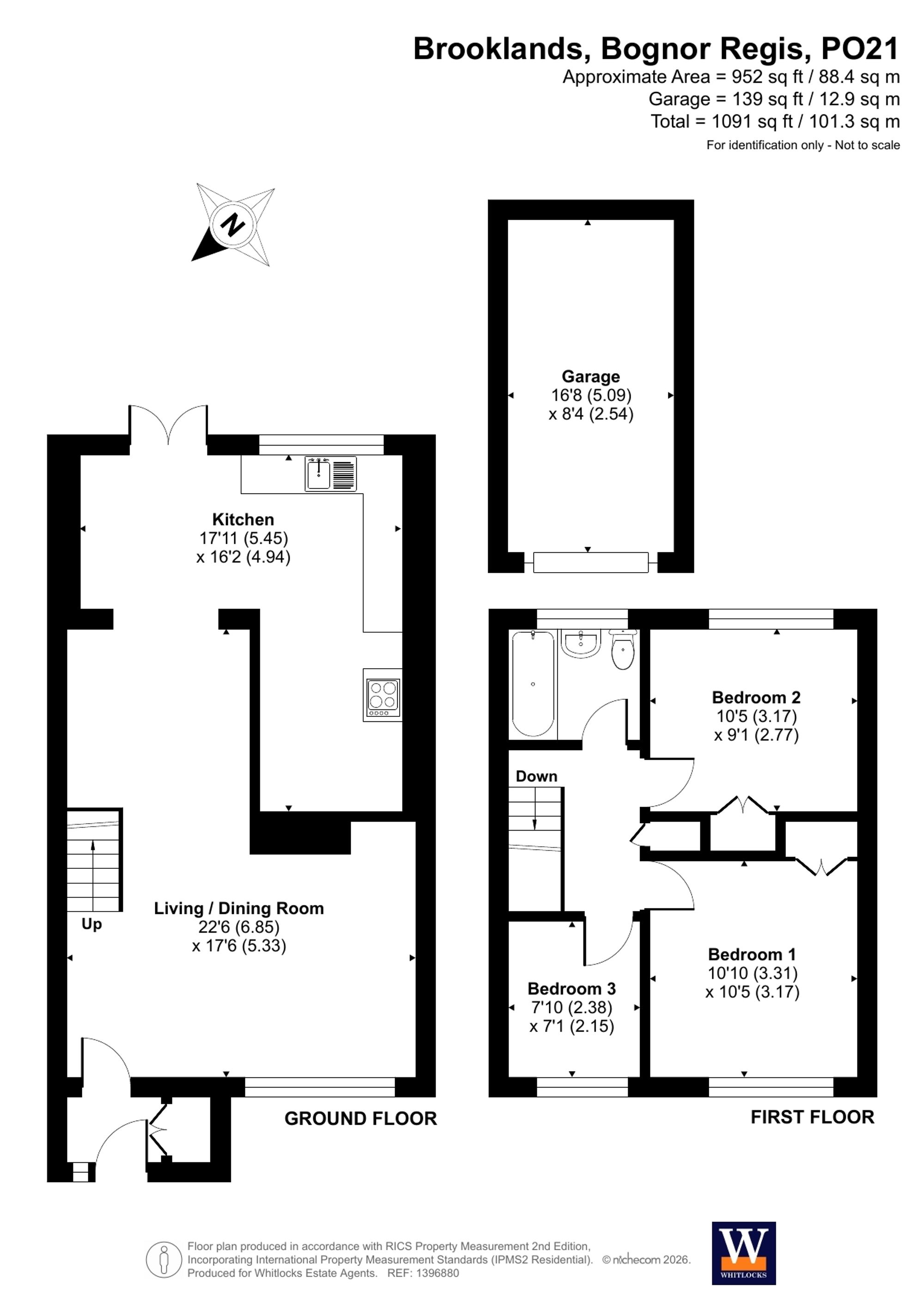 16 Brooklands, Bognor Regis floorplan