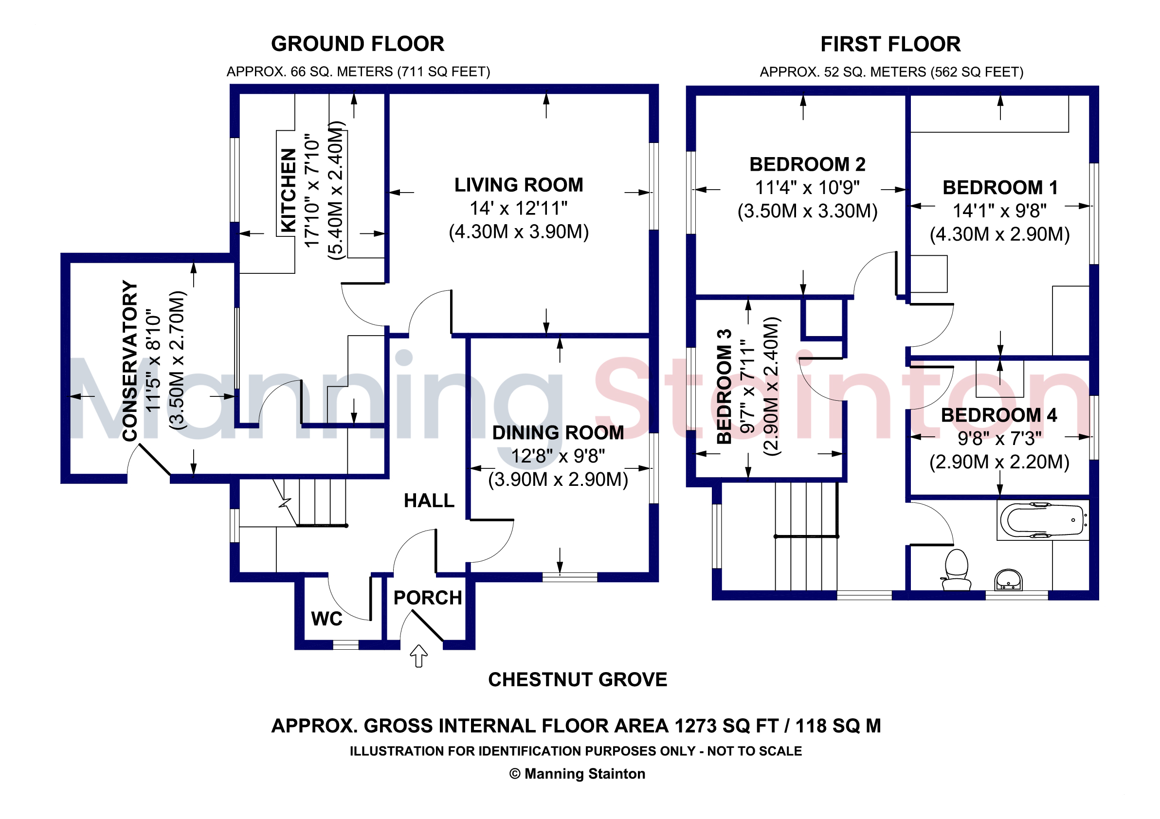 6, Chestnut Grove, Wetherby floorplan