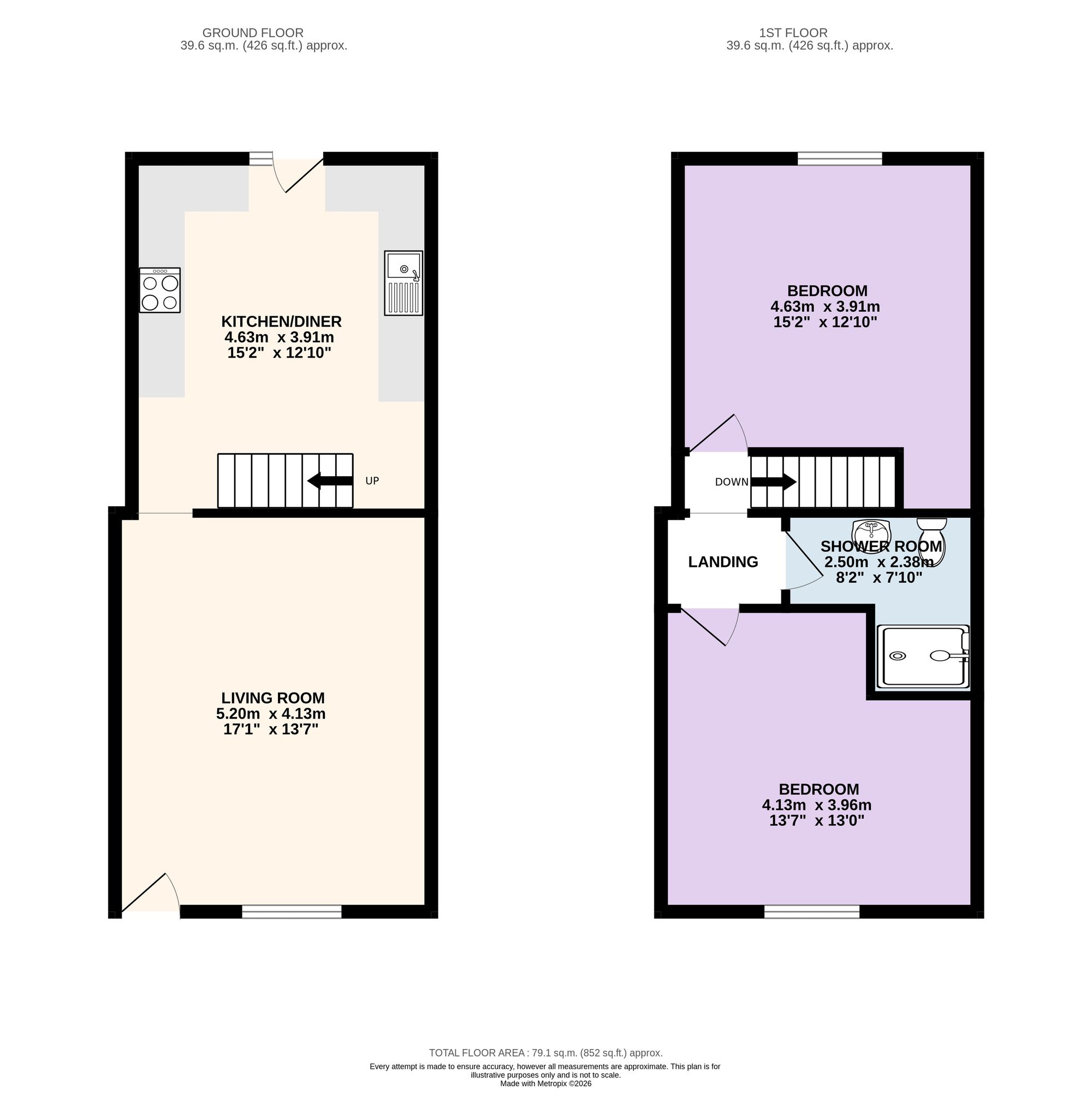 35 Water Street, Preston floorplan