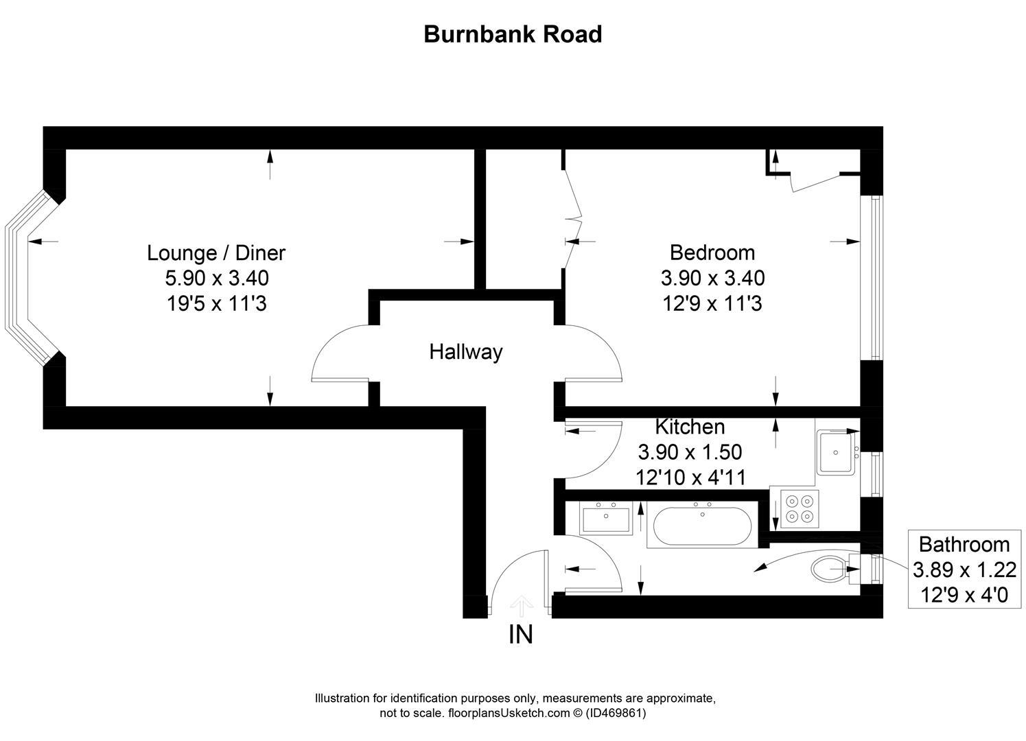 1 Bedrooms Flat for sale in Burnbank Road, Hamilton ML3