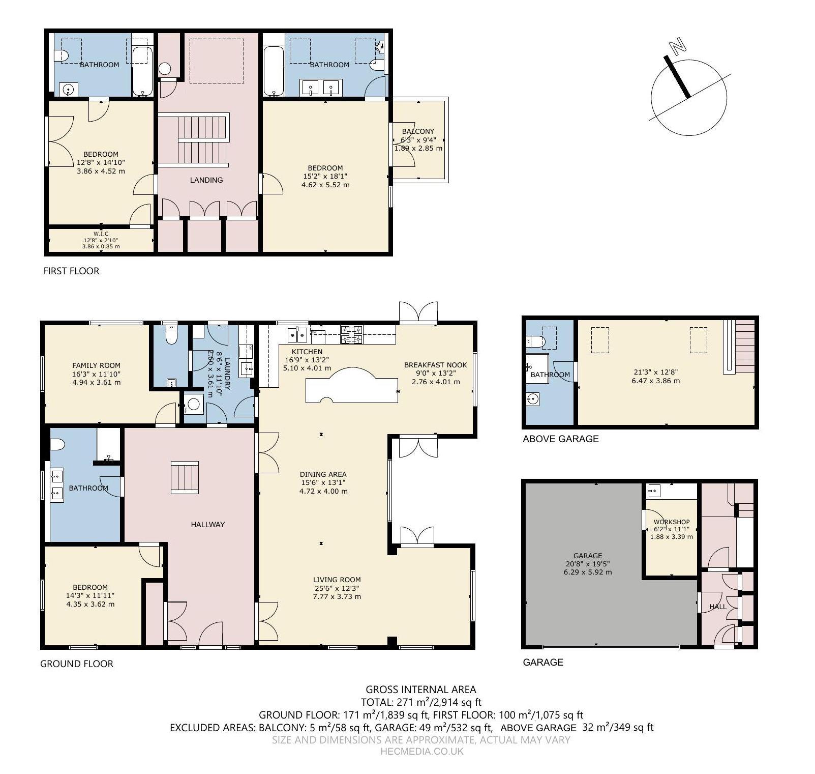 16, Green Lane, Wallingford floorplan