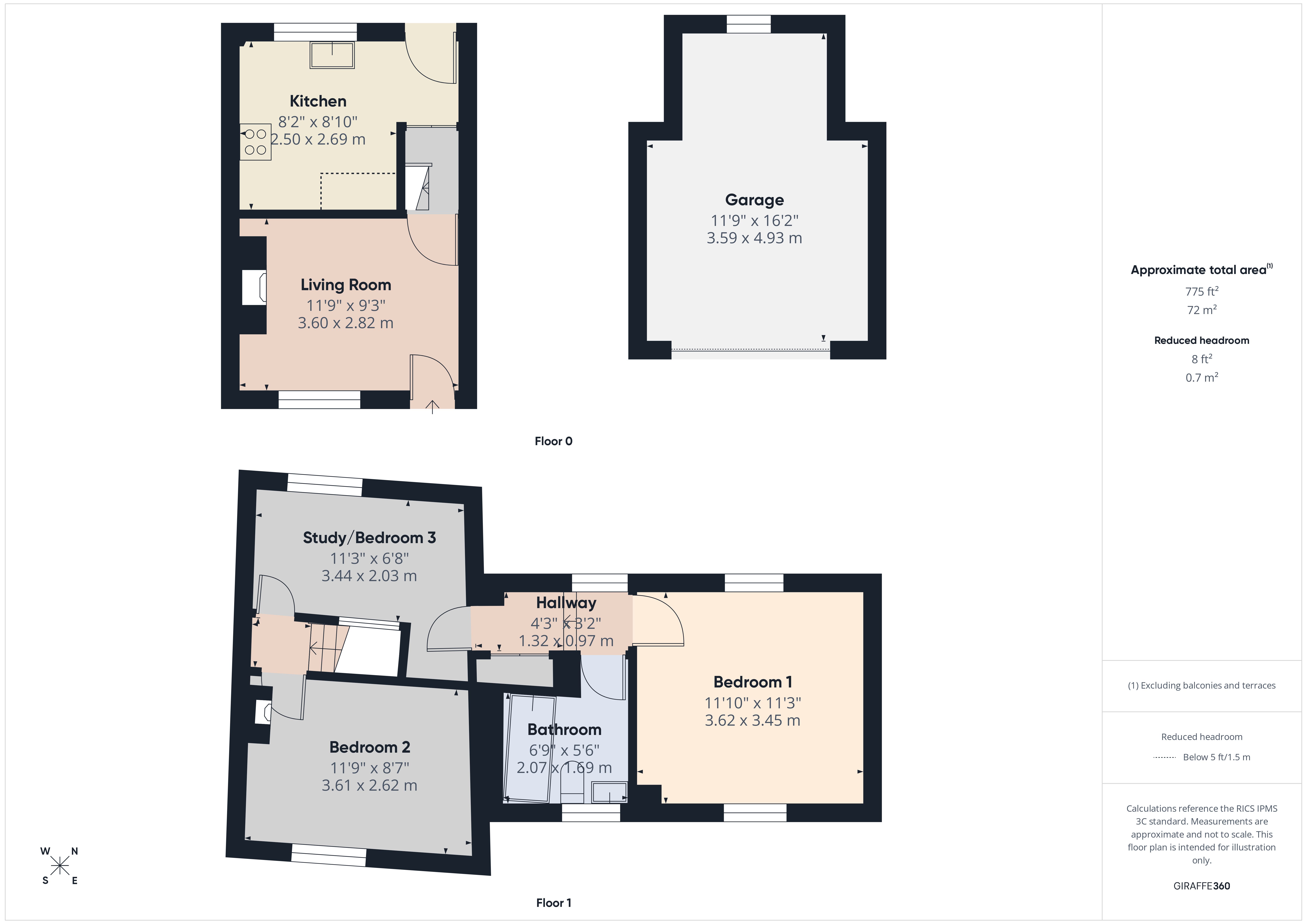 Wyke Cottage,, Week St. Mary, Cornwall floorplan
