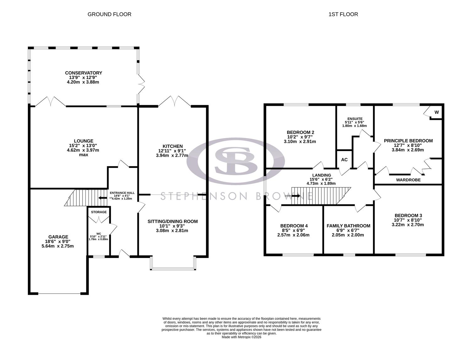 19, Beech Close, Congleton floorplan