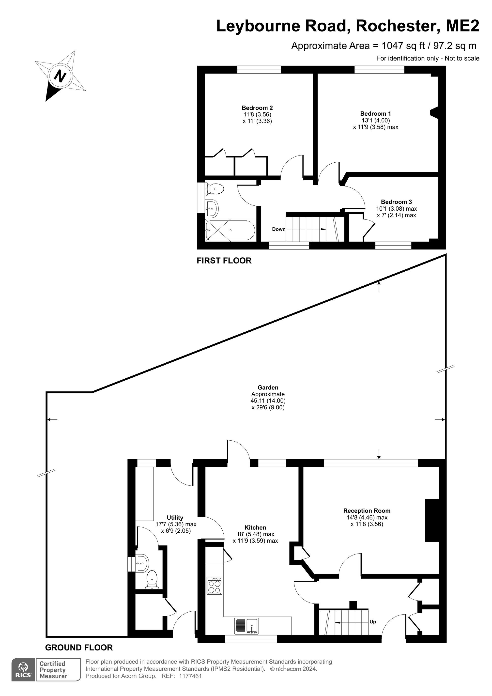32, Leybourne Road, Rochester floorplan