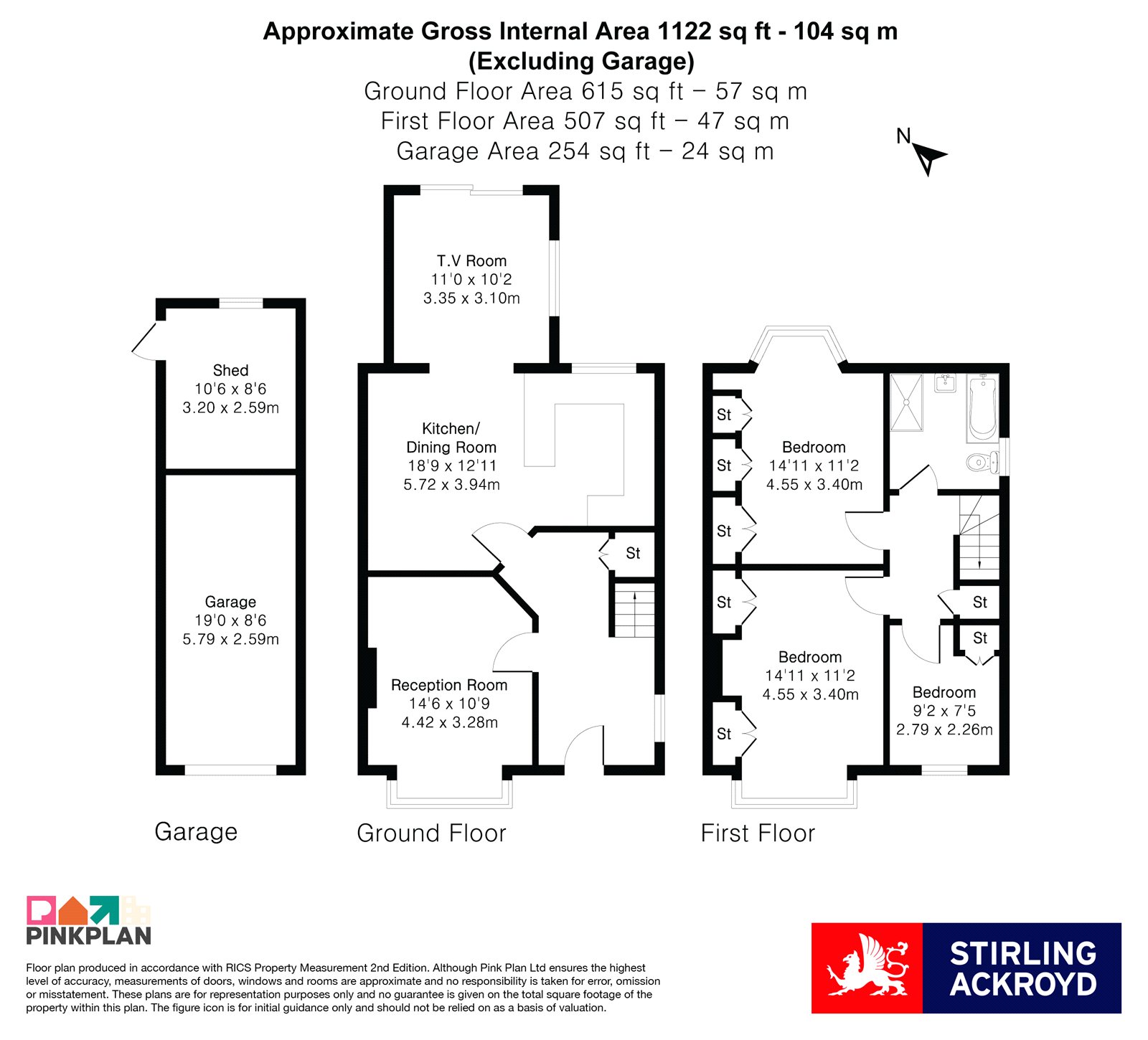 48, Central Avenue, Hounslow floorplan