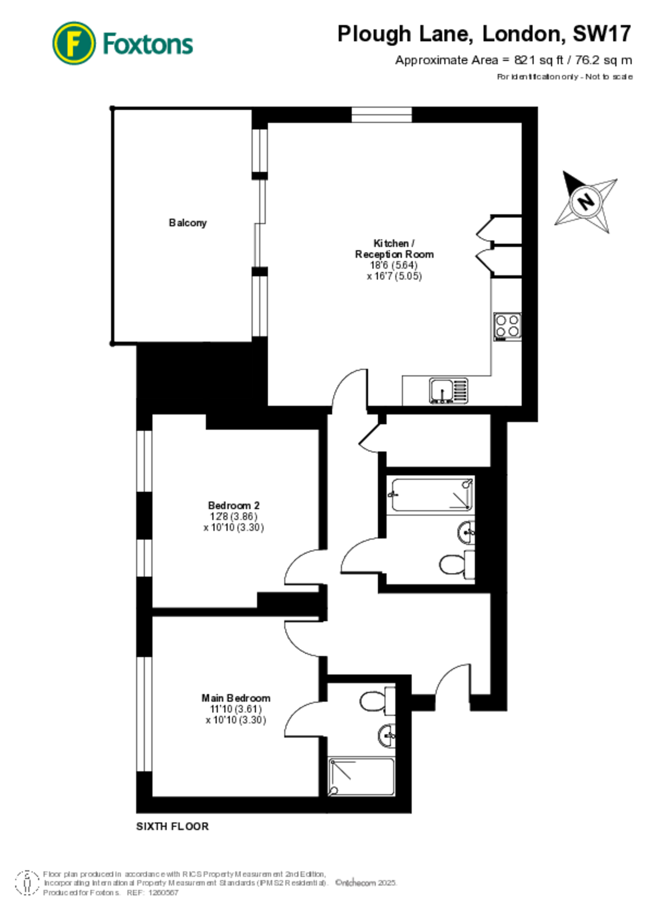 Lister House, Summerstown floorplan