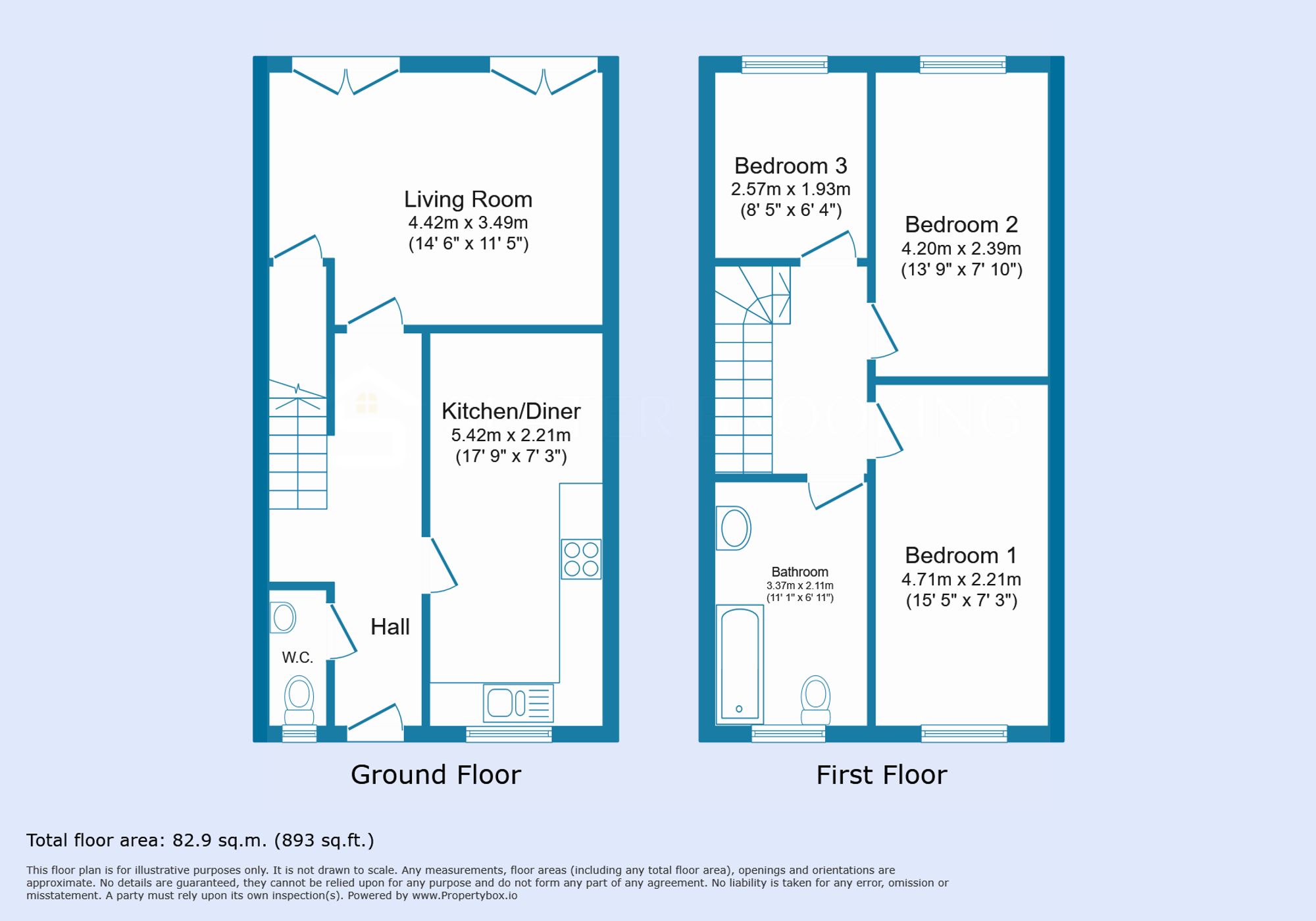 6 Bridgewood Close, Rossendale floorplan