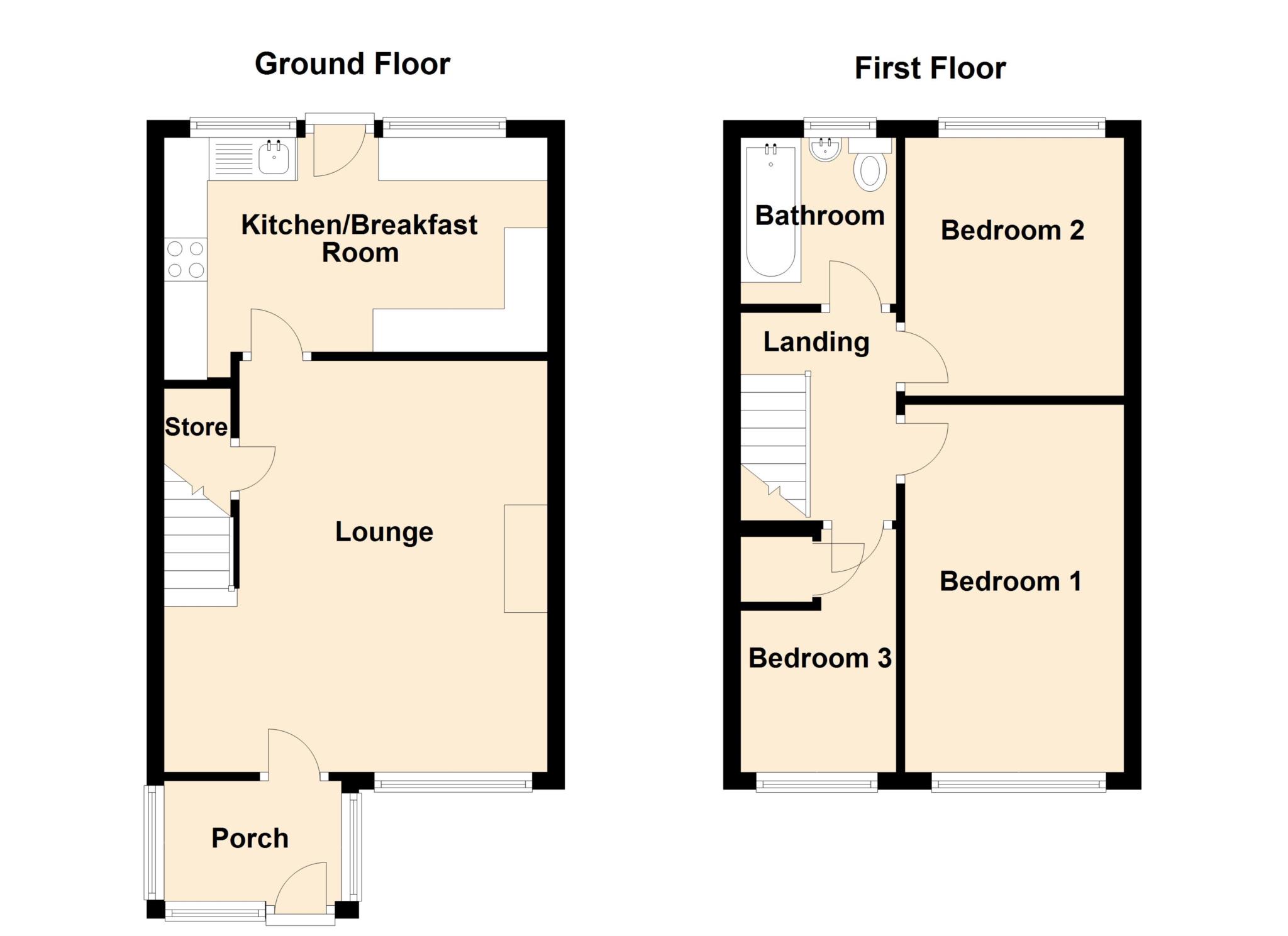 3 Bedrooms Town house for sale in Kendal Drive, Shaw, Oldham OL2