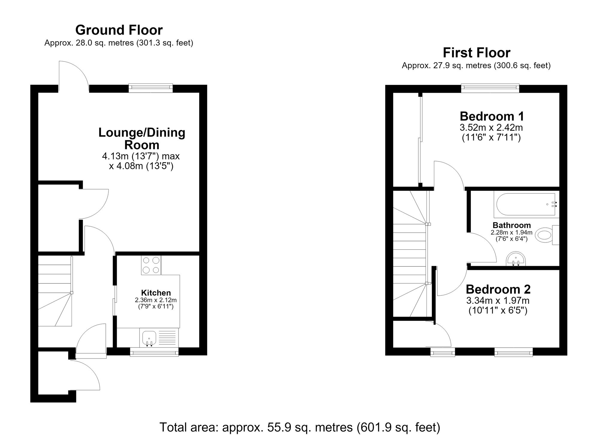 8 Princes Mews, Royston floorplan