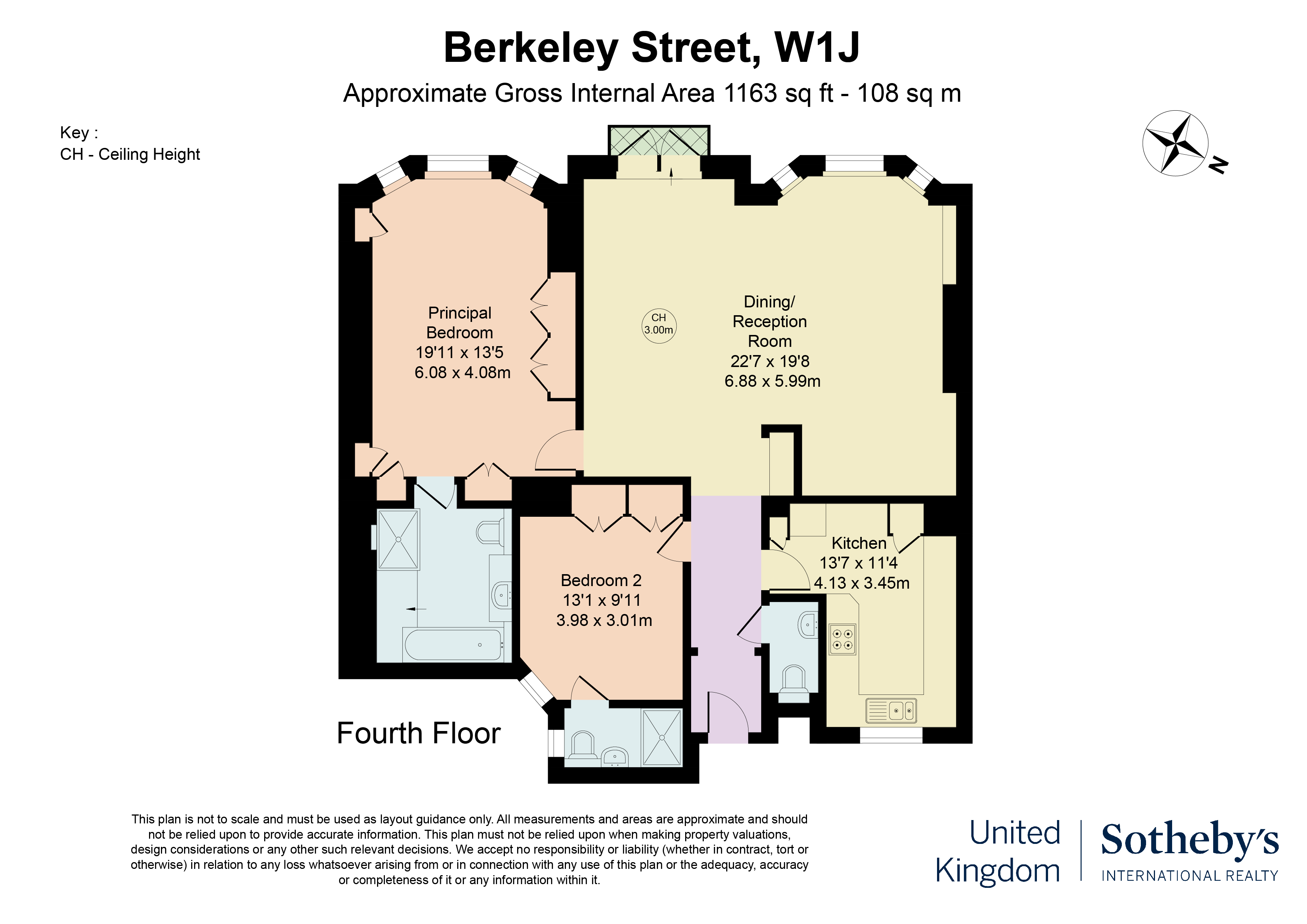 7, Berkeley Street, London floorplan