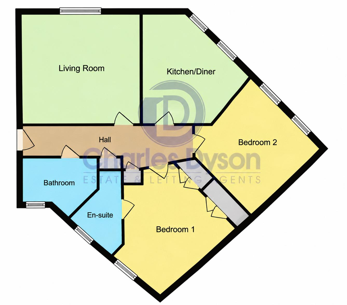 66 (- 1), Warmington Avenue, Grantham floorplan