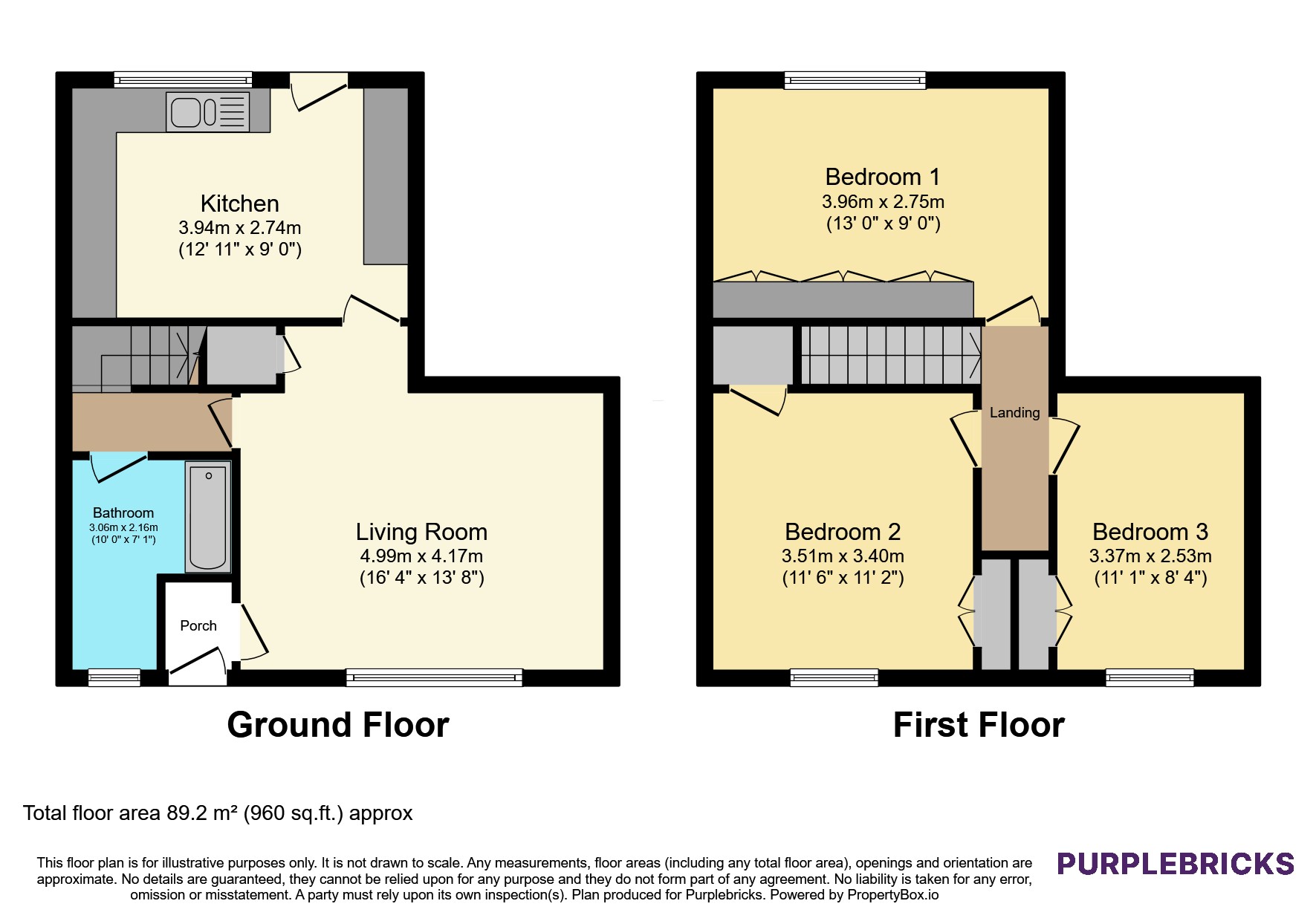 6, Kent Walk, Heywood floorplan