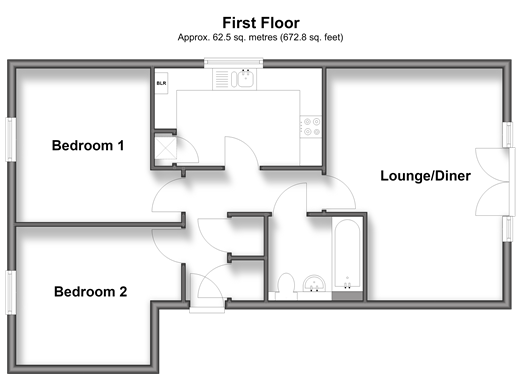 Royal Crescent Kings Hill, West Malling floorplan