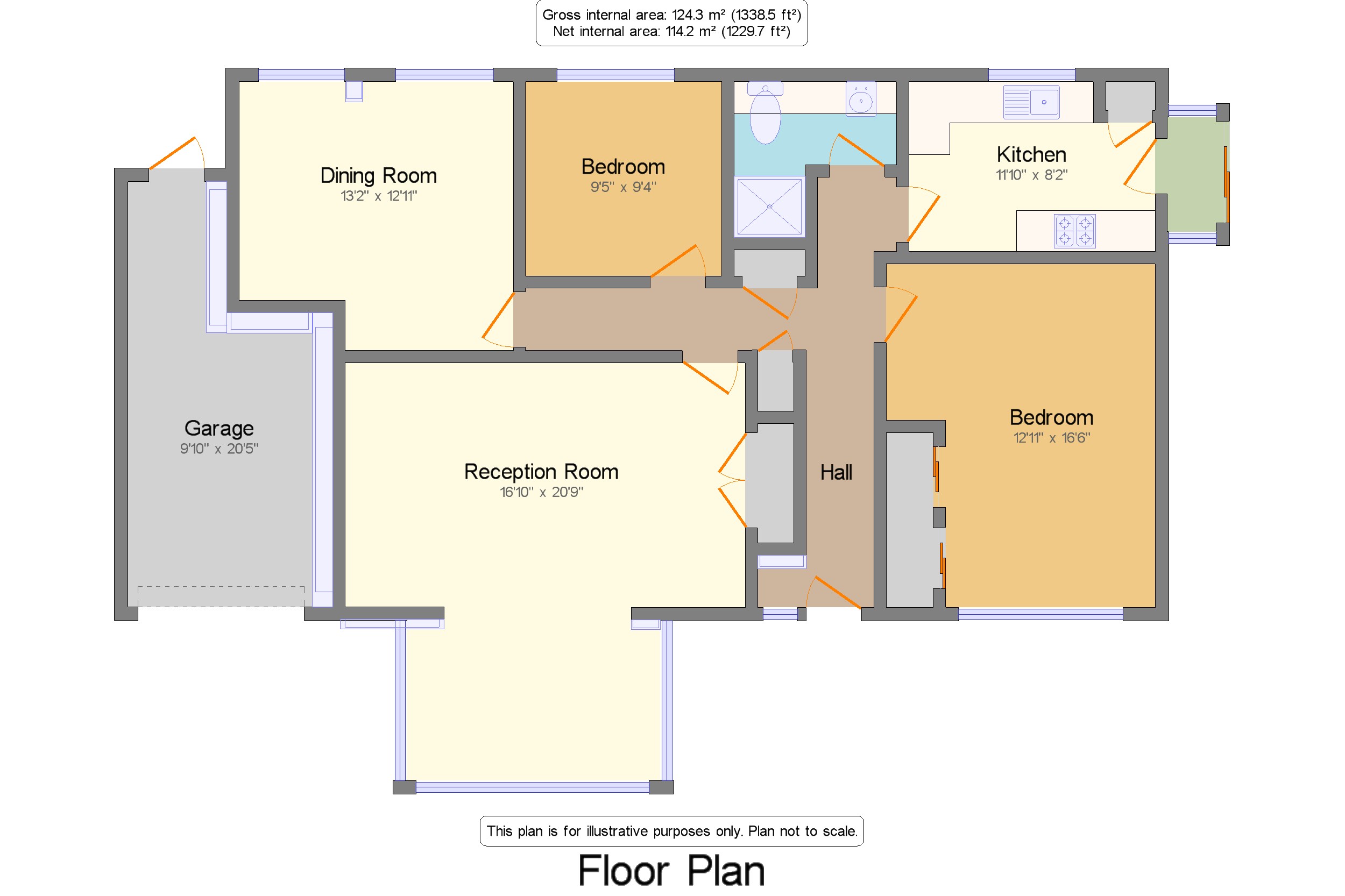 3 Bedrooms Bungalow for sale in St. Andrews Drive, Bishopstone, Seaford, East Sussex BN25