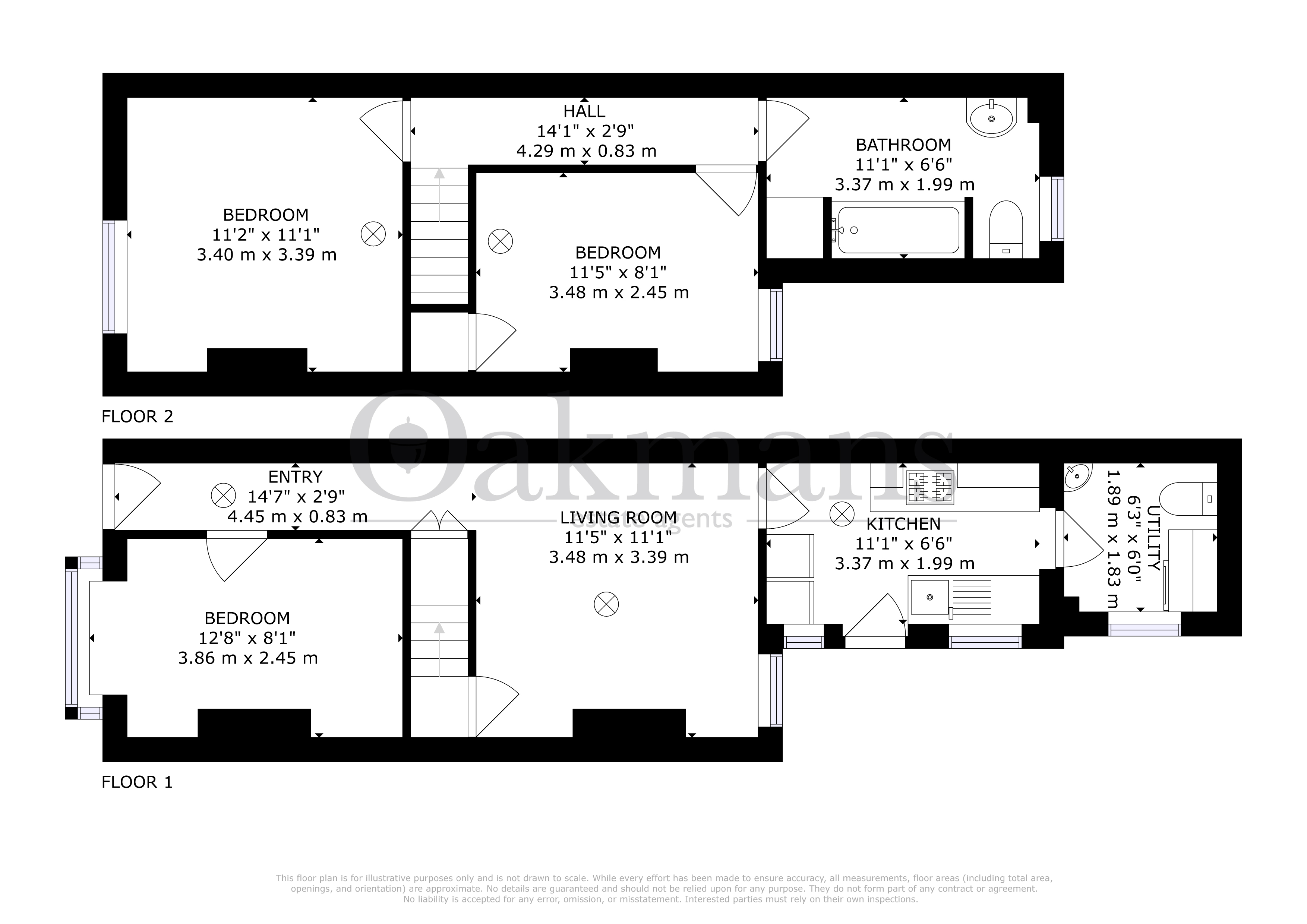 98, HUBERT ROAD, BIRMINGHAM floorplan