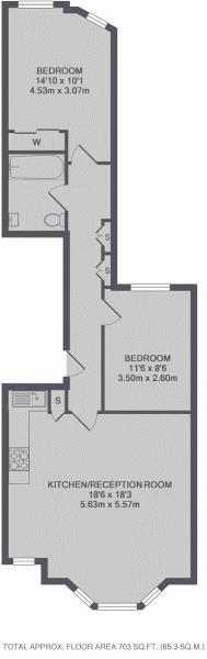 2 Bedrooms Flat to rent in Harlesden Road, Willesden Green, London NW10