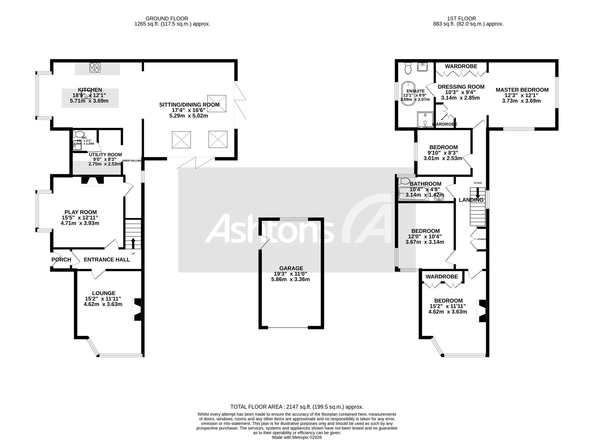 2 Albany Avenue, Prescot floorplan