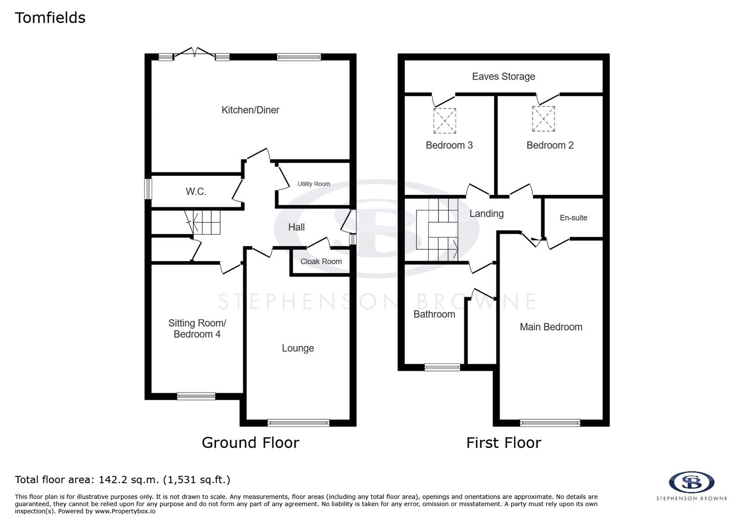 17, Tomfields, Stoke-On-Trent floorplan