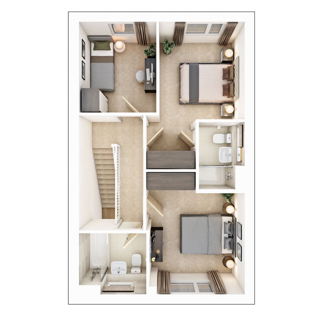 The Keeford - Plot 409, Valiant Fields, Banbury Road, Upper Lighthorne floorplan