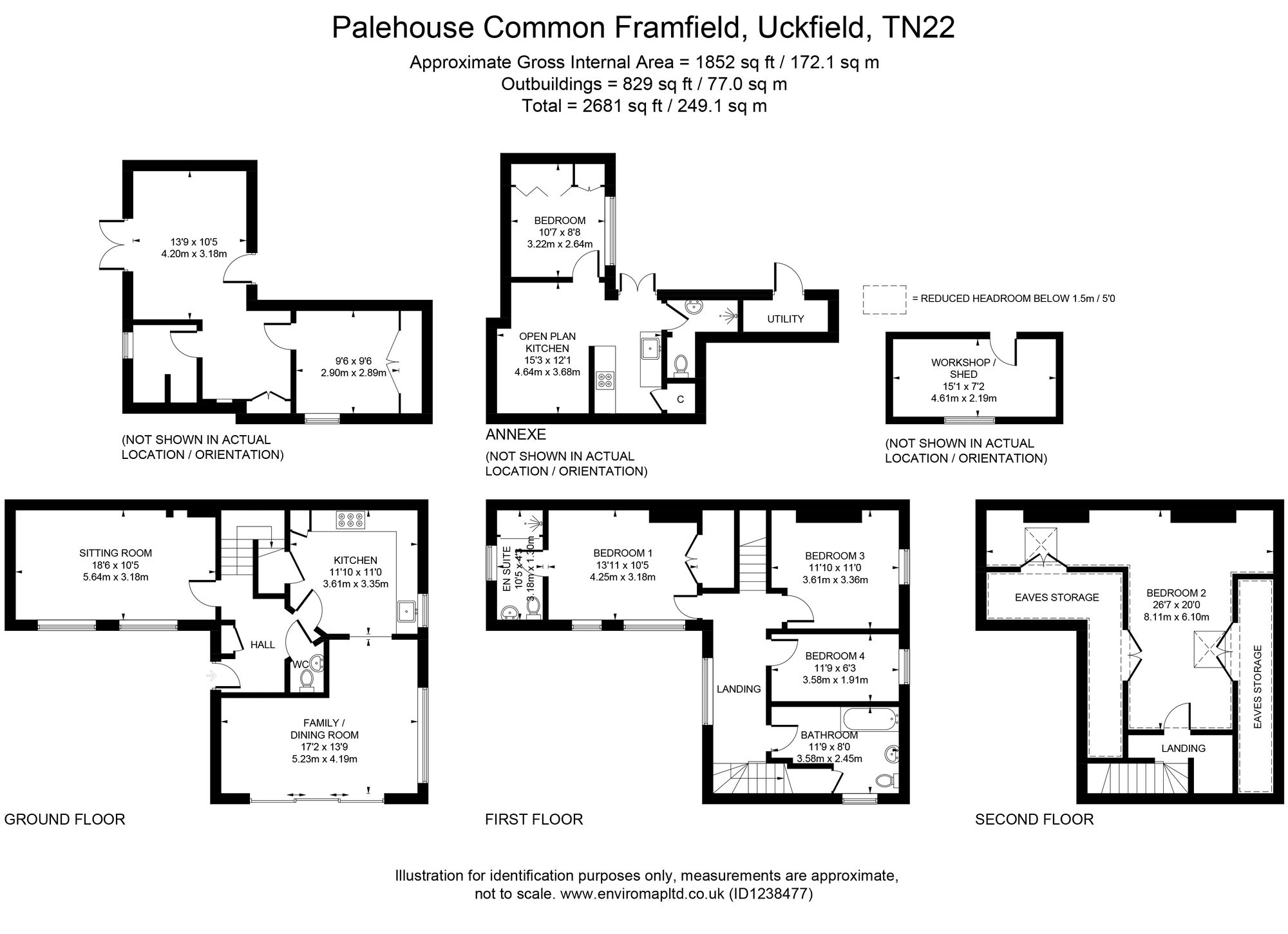 Palehouse Common, Framfield, TN22 floorplan