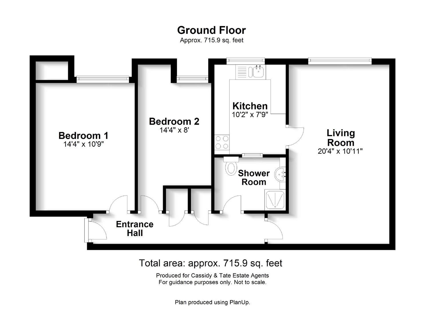 5, Hathaway Court, 486 Hatfield Road, St. Albans floorplan