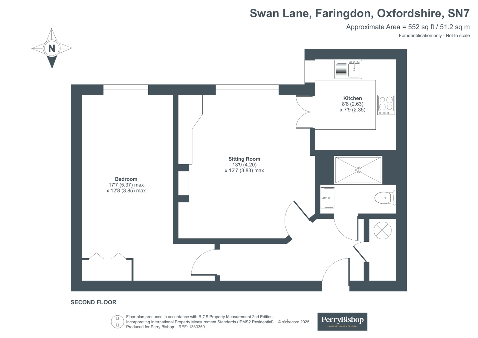 Flat 55, Dove Court,, Swan Lane, Oxfordshire floorplan