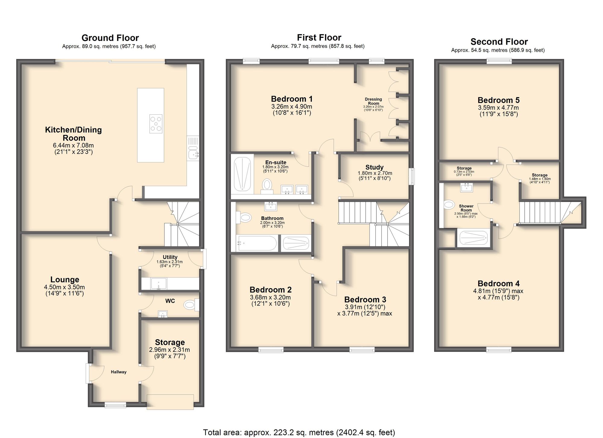 The Show Home, Park Lane, Dronfield floorplan
