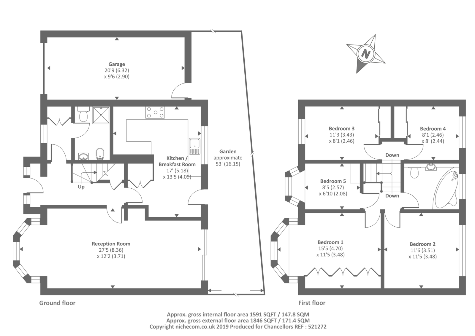 5 bed semidetached house for sale in Hillary Road, Langley, Berkshire