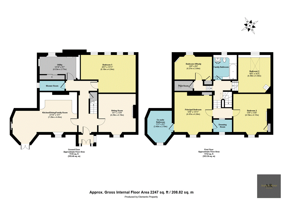 Whitehaven, 1 Fairhaven Villas, Torsonce Road, Eskbank floorplan