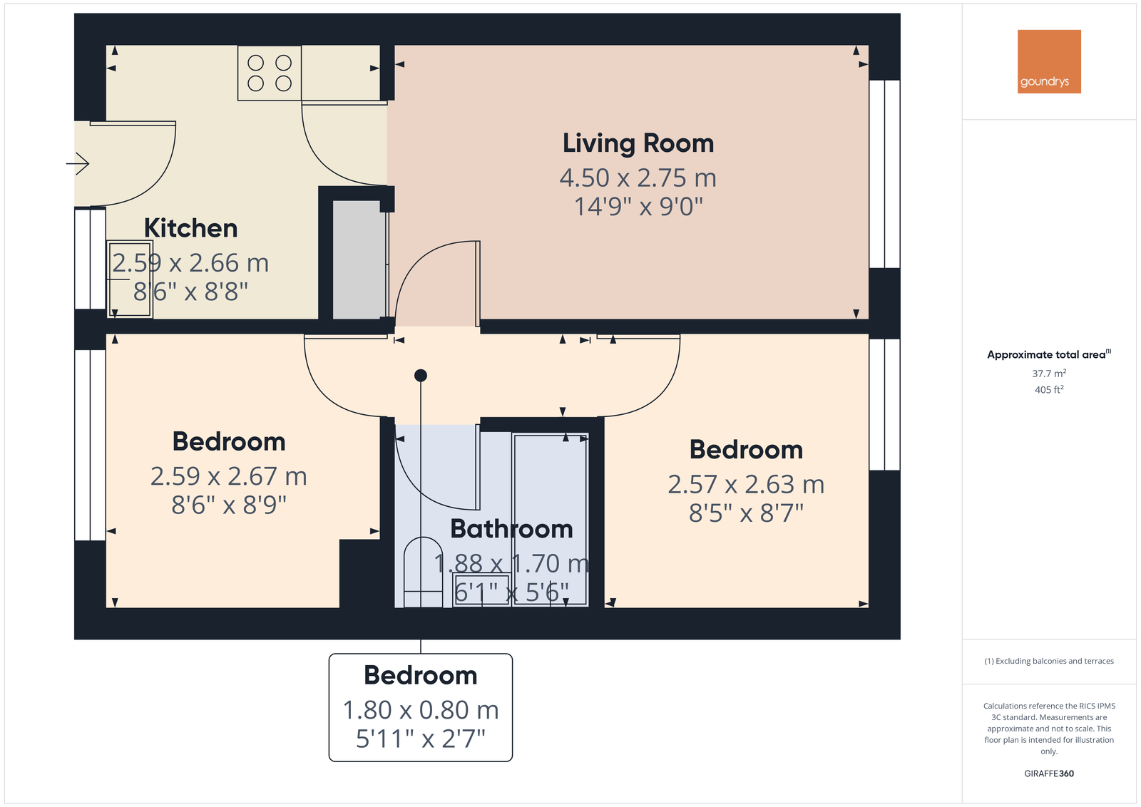 St. Pirans Road, Perranporth floorplan