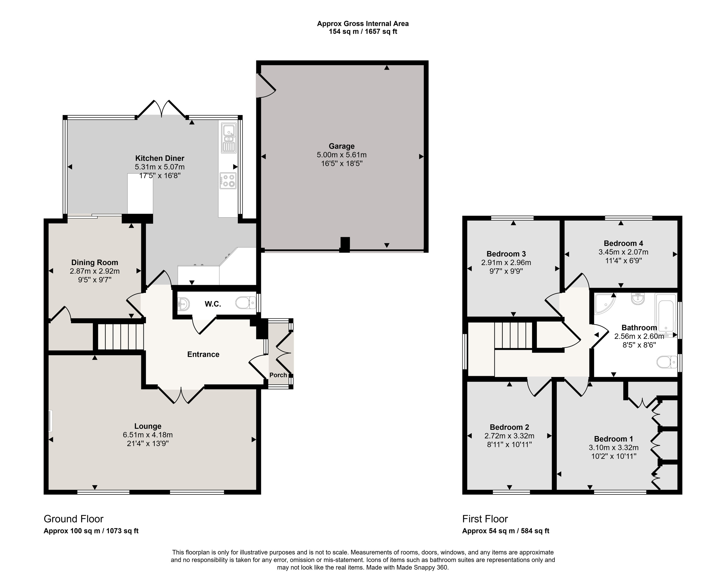 50 Hampton Court Road, Cardiff floorplan