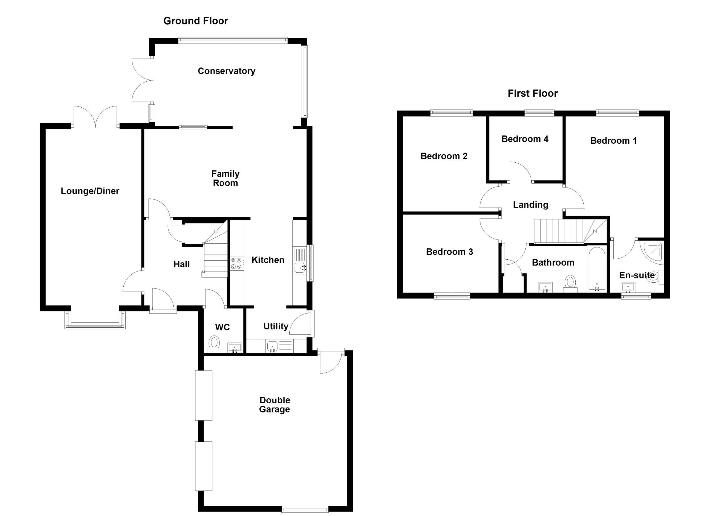 19 Hadrian Road, Morecambe floorplan