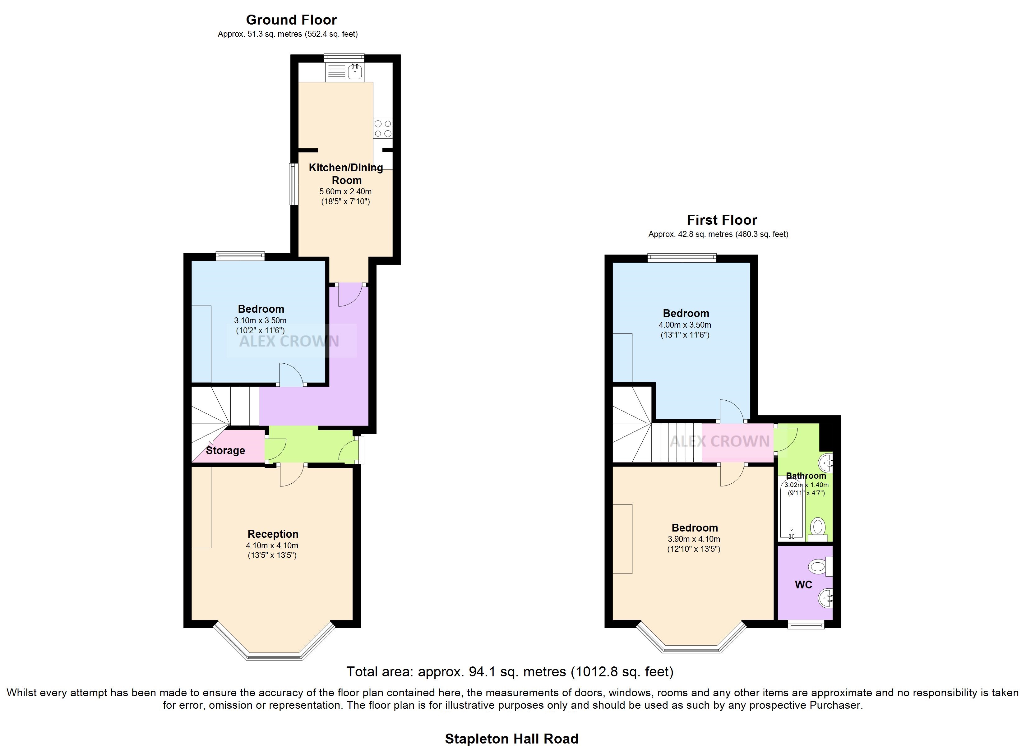 3 Bedrooms Flat for sale in Stapleton Hall Road, London N4