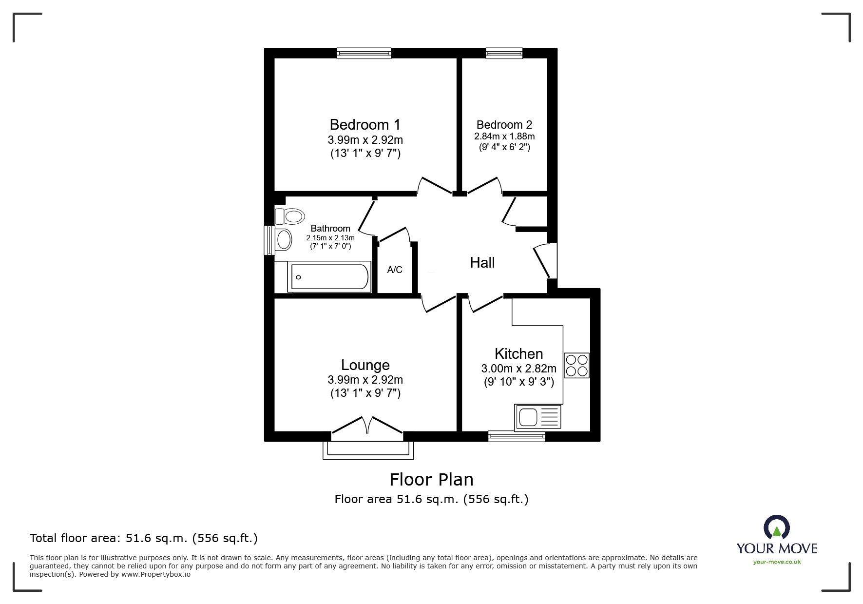 4F New Southfields House,, Sileby Road, Loughborough floorplan