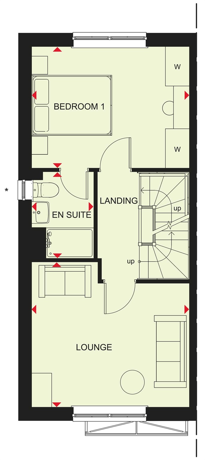 Plot 358, The Kingsville, Brook View, Coventry floorplan