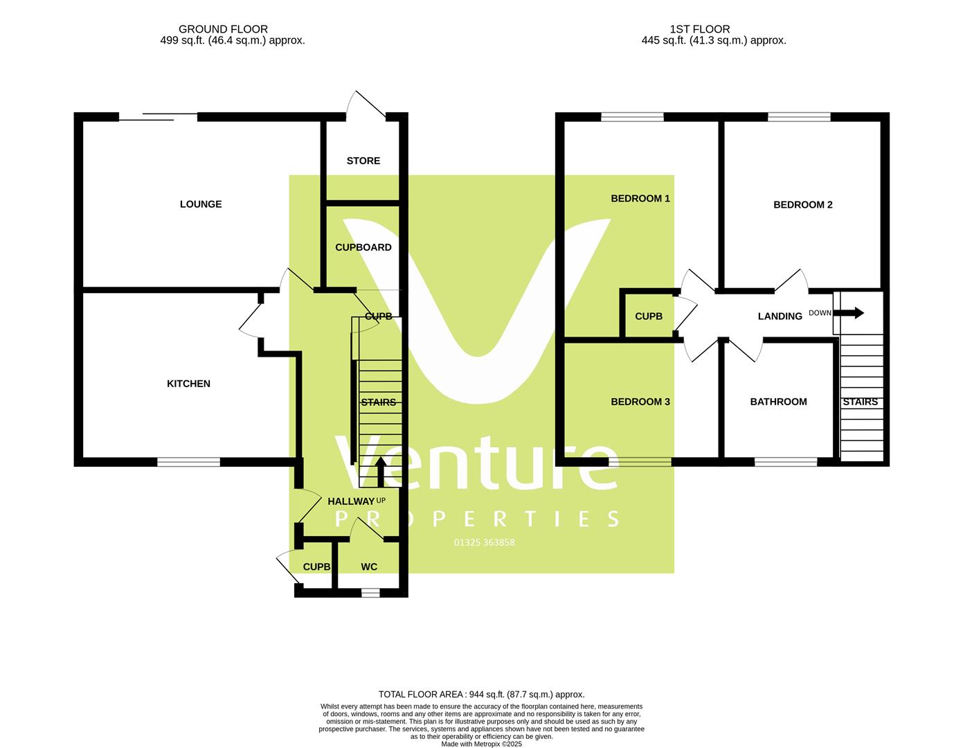 12, Arran Walk, Darlington floorplan
